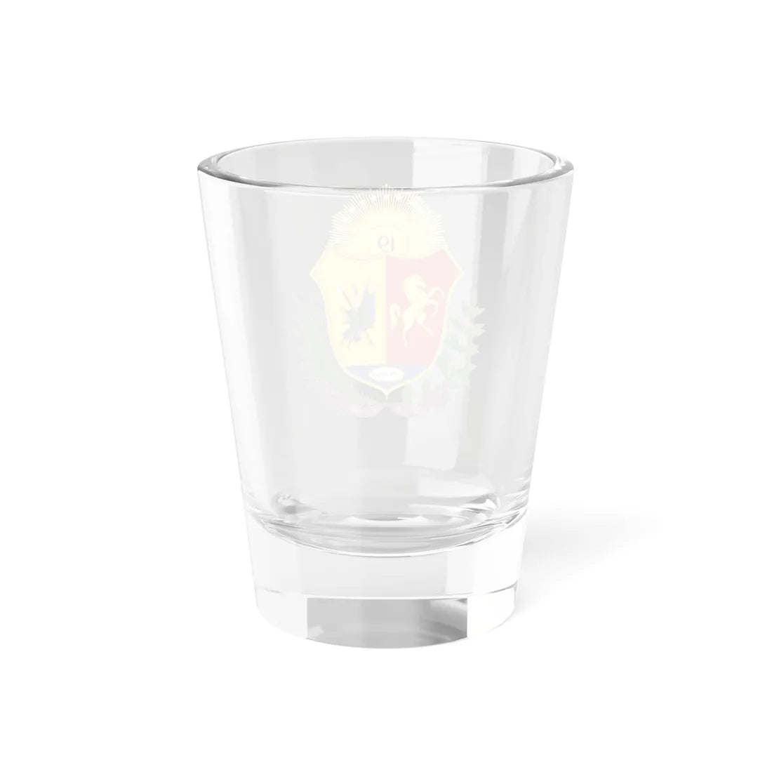 Escudo propuesto por el Senado para el Estado de Venezuela en 1834 (Venezuela) (Coat of Arms) Shot Glass 1.5oz - Go Mug Yourself