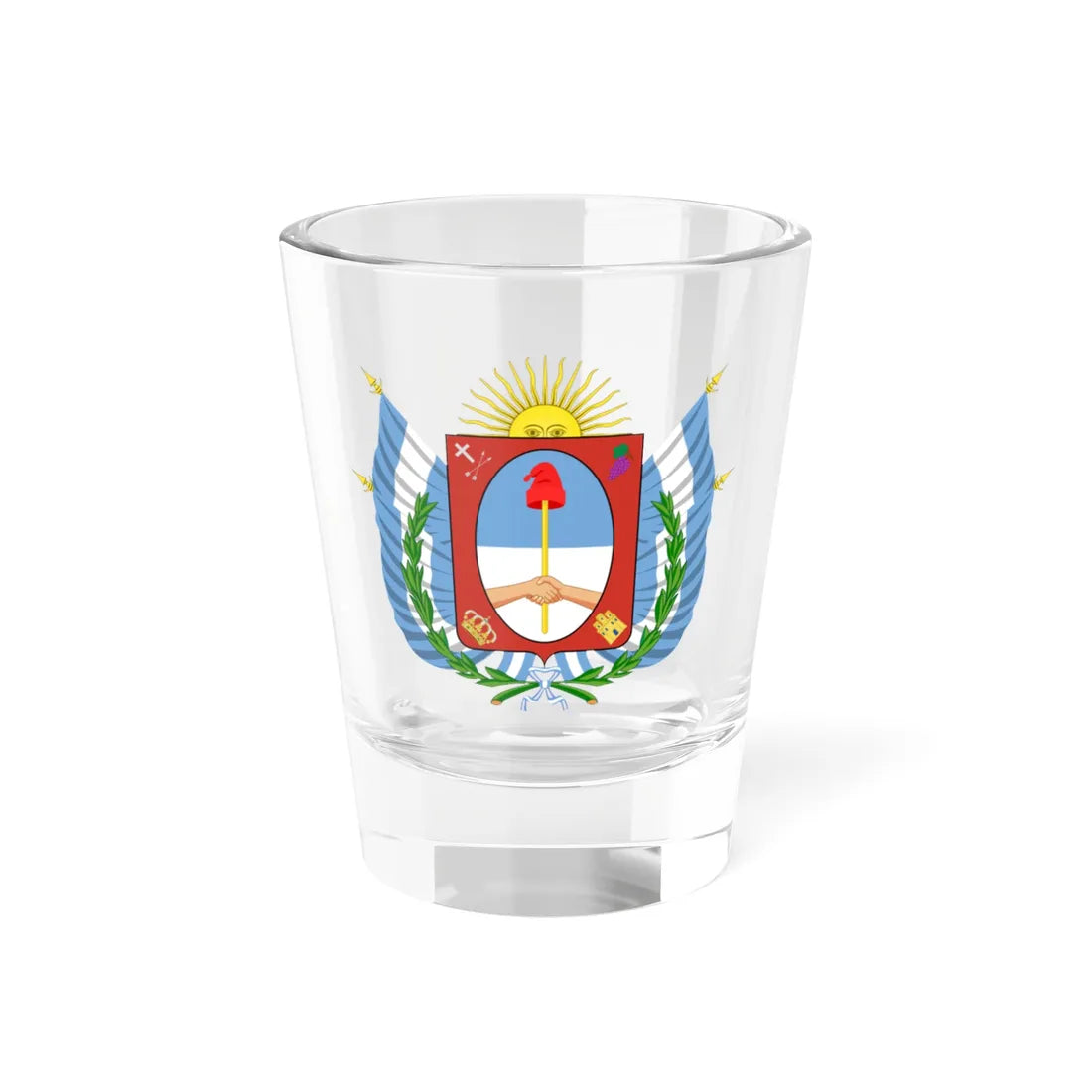 Escudo provincial catamarca (Argentina) (Coat of Arms) Shot Glass 1.5oz 1.5oz - Go Mug Yourself
