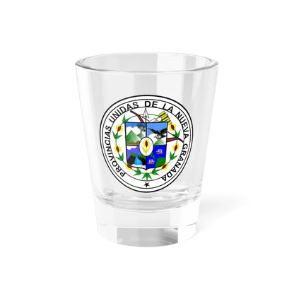 Escudo Provincias Unidas Nueva Granada (Coat of Arms) Shot Glass 1.5oz 1.5oz - Go Mug Yourself