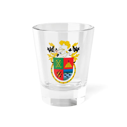 Escudo San Pedro Cholula (Mexico) (Coat of Arms) Shot Glass 1.5oz 1.5oz - Go Mug Yourself