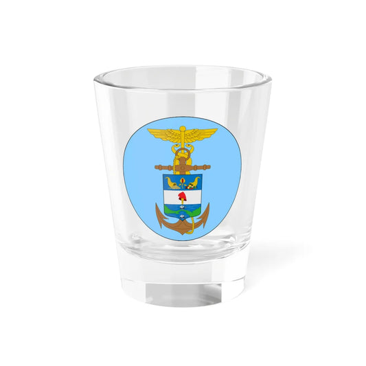 Escudo Sanidad Armada Nacional de Colombia (Colombia) (Coat of Arms) Shot Glass 1.5oz 1.5oz - Go Mug Yourself