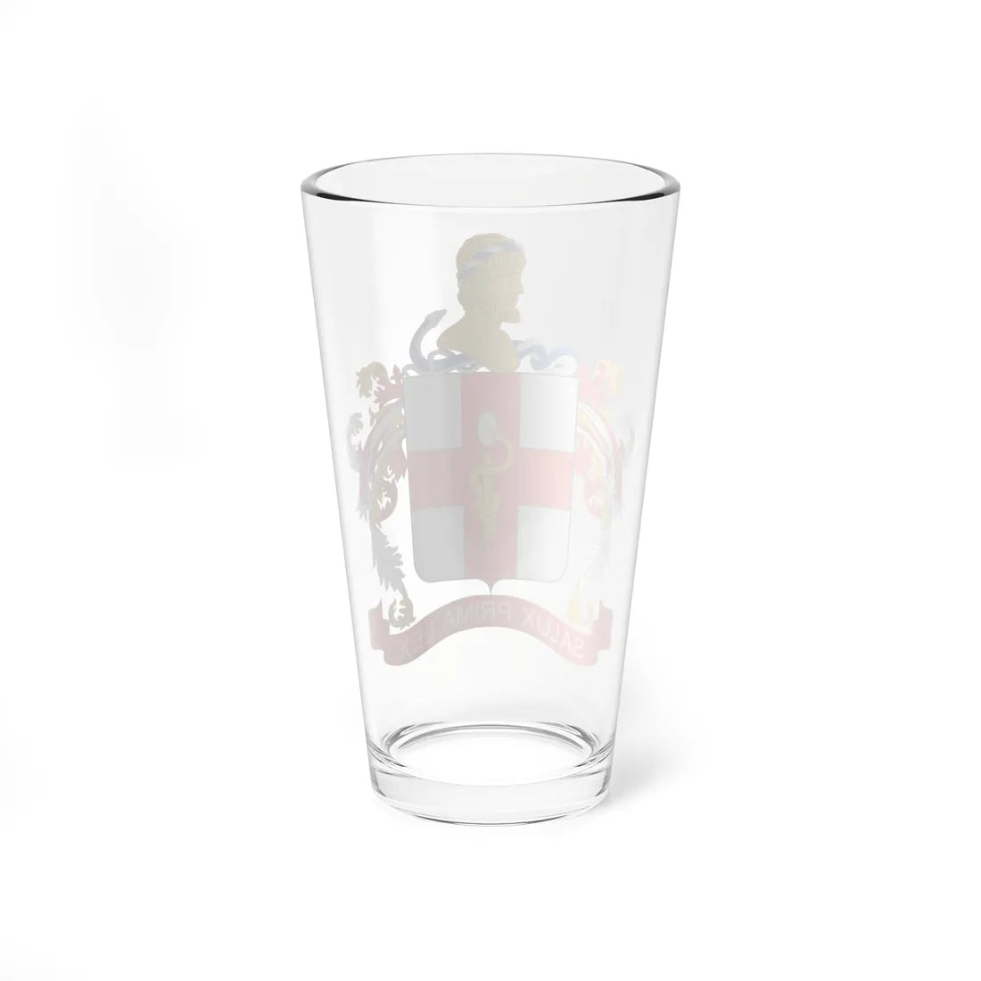 Escudo Sanidad Ejercito de Colombia (Colombia) (Coat of Arms) Pint Glass 16oz - Go Mug Yourself