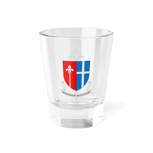 Escudo Seminario Mayor de Bogotá (Colombia) (Coat of Arms) Shot Glass 1.5oz 1.5oz - Go Mug Yourself