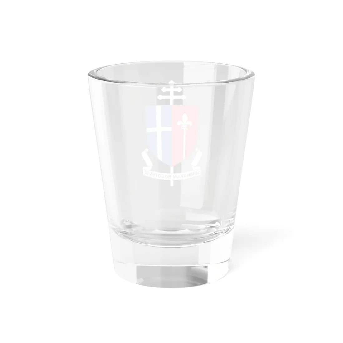 Escudo Seminario Mayor de Bogotá (Colombia) (Coat of Arms) Shot Glass 1.5oz - Go Mug Yourself