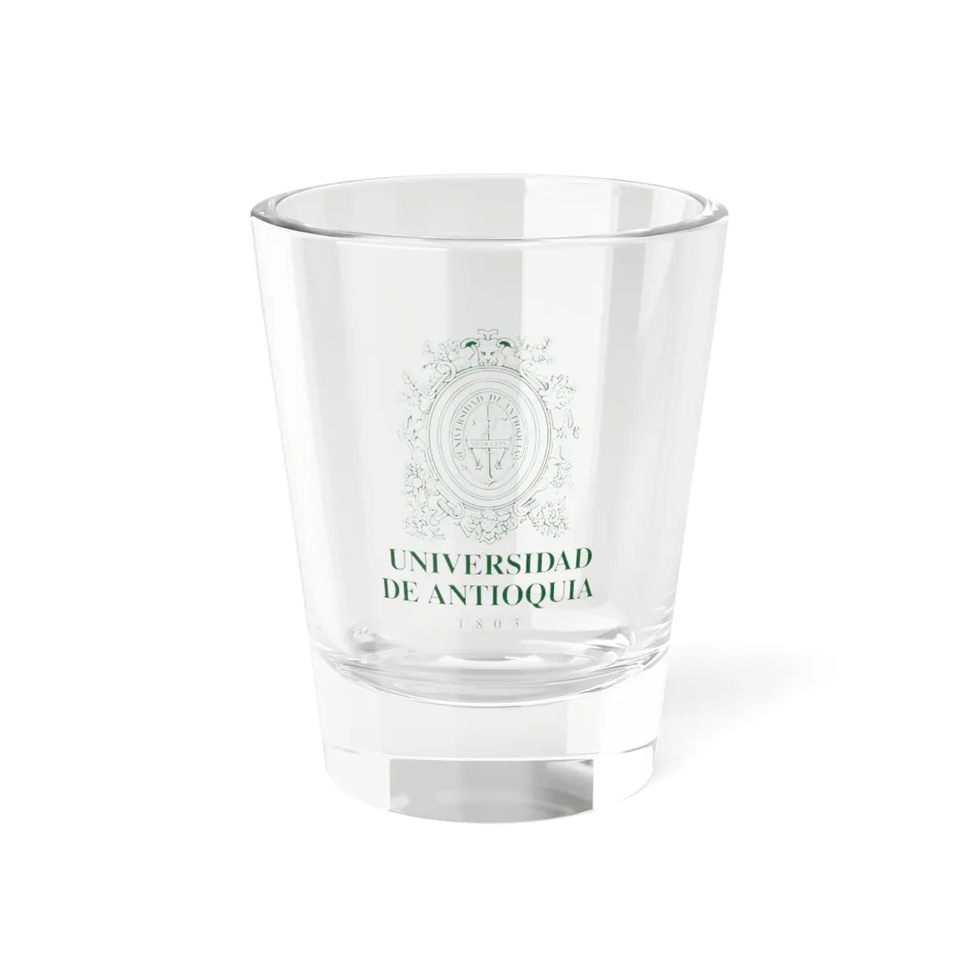 Escudo-UdeA (Colombia) (Coat of Arms) Shot Glass 1.5oz 1.5oz - Go Mug Yourself