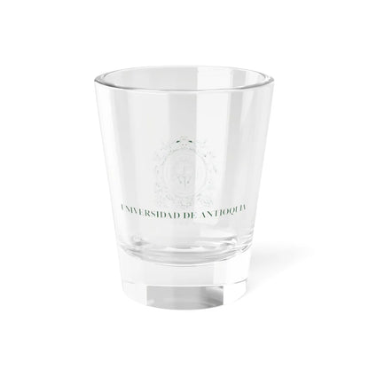 Escudo-UdeA-Nombre-Completo (Colombia) (Coat of Arms) Shot Glass 1.5oz 1.5oz - Go Mug Yourself