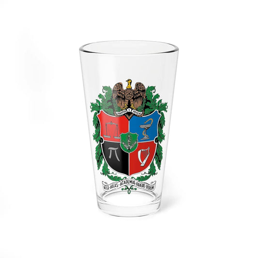 Escudo Universidad Nacional de Colombia (Colombia) (Coat of Arms) Pint Glass 16oz 16oz - Go Mug Yourself
