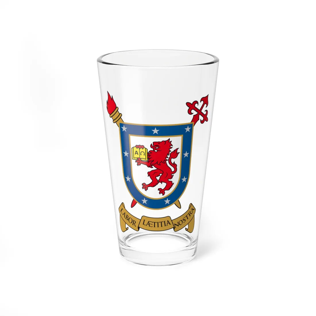 Escudo USACH (Chile) (Coat of Arms) Pint Glass 16oz 16oz - Go Mug Yourself