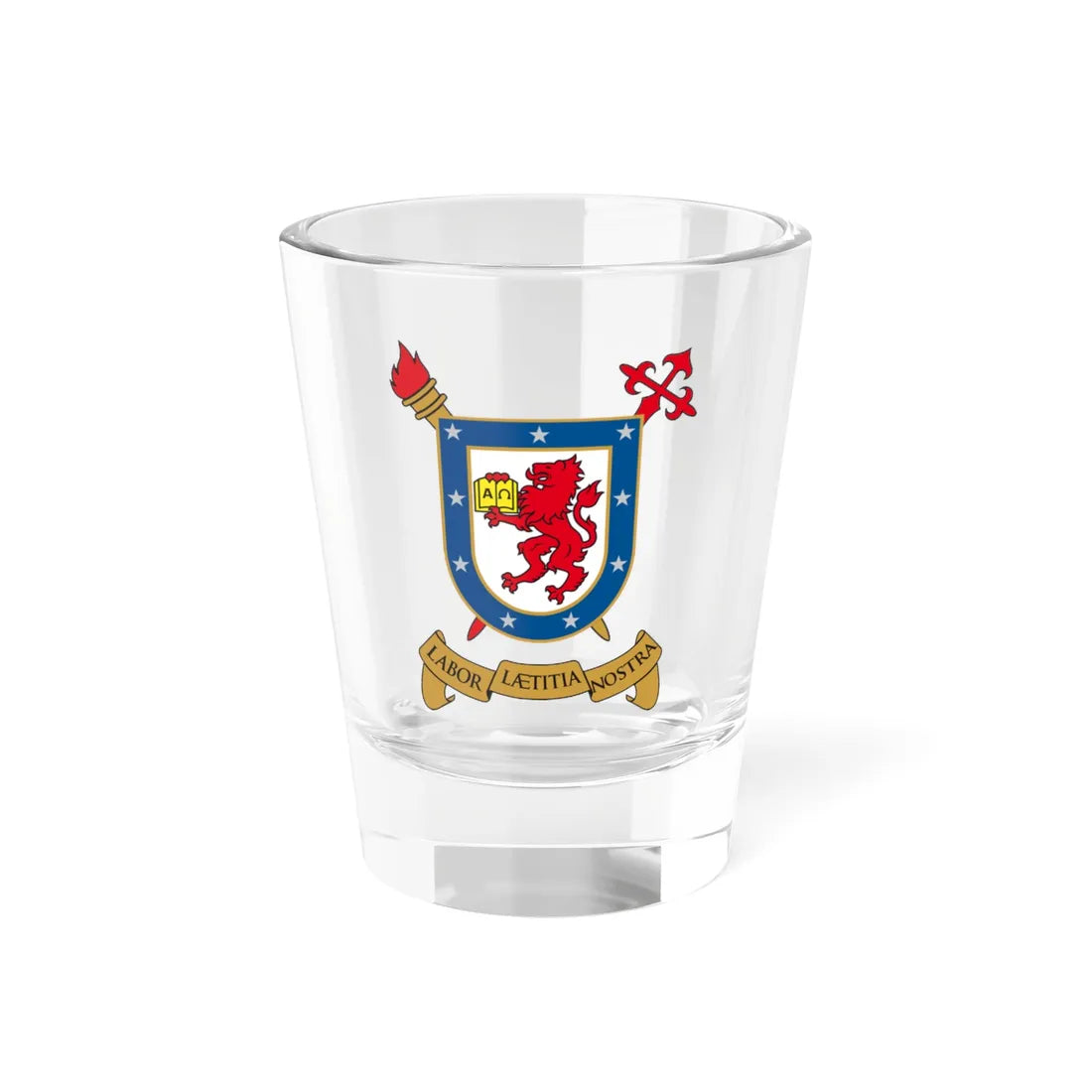 Escudo USACH (Chile) (Coat of Arms) Shot Glass 1.5oz 1.5oz - Go Mug Yourself