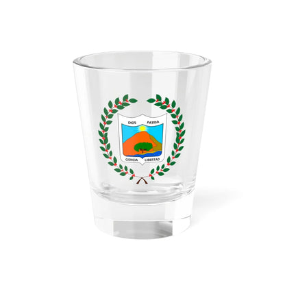 Escudo Vergara Cundinamarca (Colombia) (Coat of Arms) Shot Glass 1.5oz 1.5oz - Go Mug Yourself