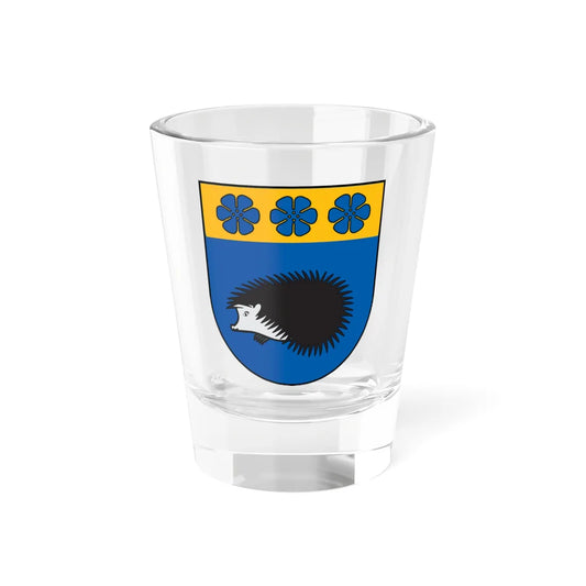Escudo Vilaka (Latvia) (Coat of Arms) Shot Glass 1.5oz 1.5oz - Go Mug Yourself