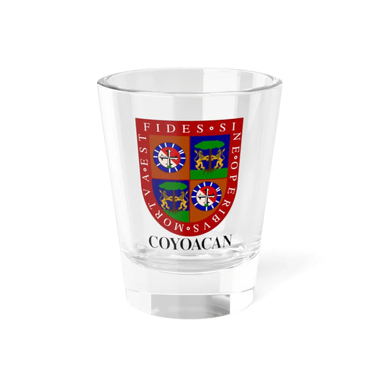 Escudo Villa de Coyoacan (Costa Rica) (Coat of Arms) Shot Glass 1.5oz 1.5oz - Go Mug Yourself