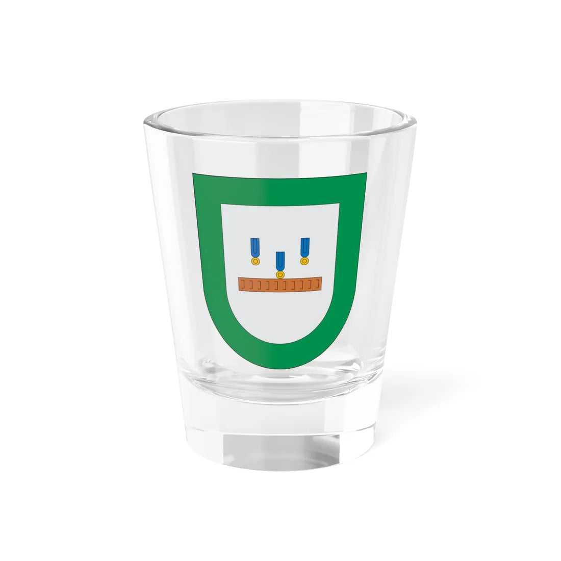 Escudo Zaragoza Puebla (Mexico) (Coat of Arms) Shot Glass 1.5oz 1.5oz - Go Mug Yourself