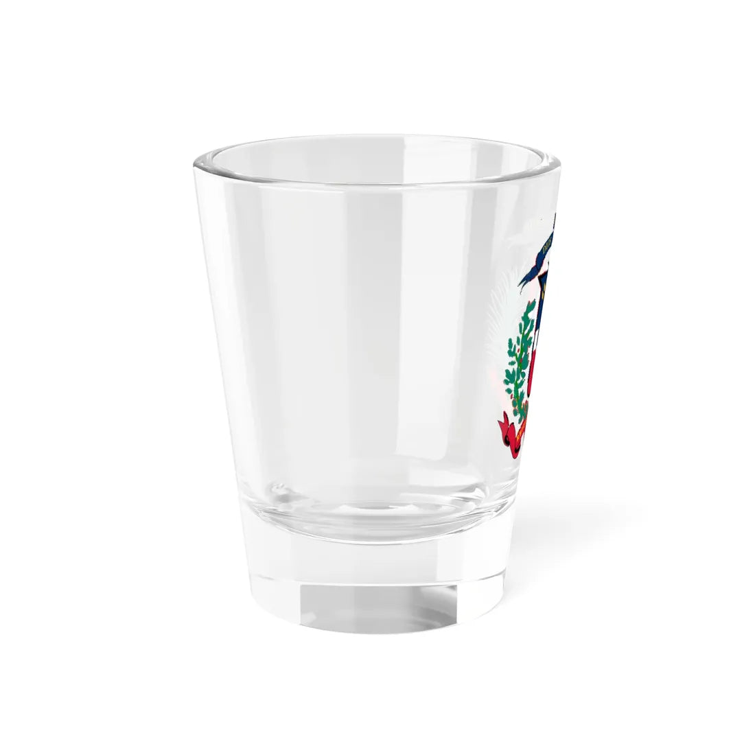 Escudorepublicadominicanacheposocasicasi (Dominica) (Coat of Arms) Shot Glass 1.5oz - Go Mug Yourself