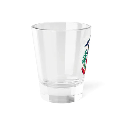 Escudorepublicadominicanacheposocasicasi (Dominica) (Coat of Arms) Shot Glass 1.5oz - Go Mug Yourself