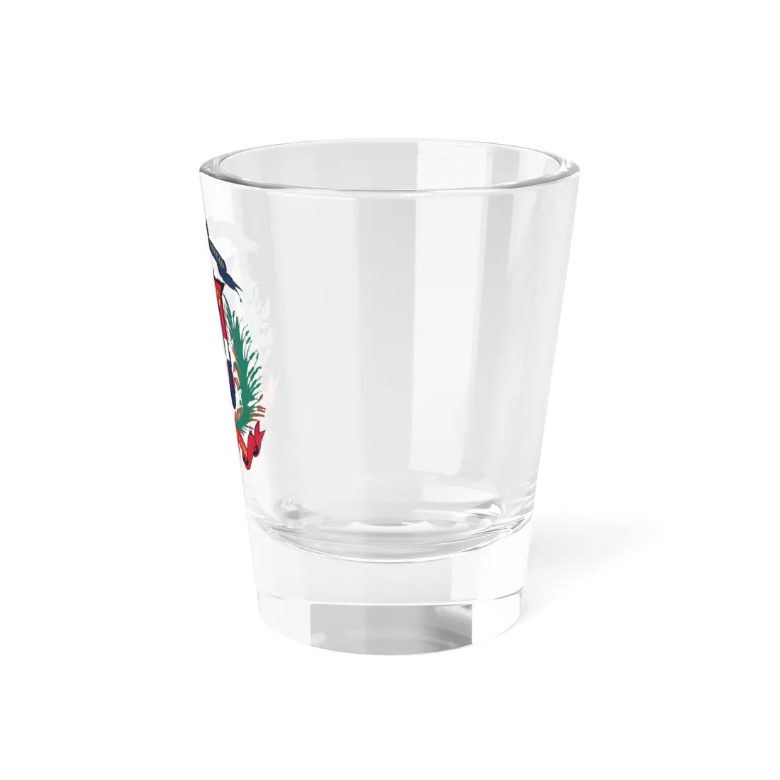 Escudorepublicadominicanacheposocasicasi (Dominica) (Coat of Arms) Shot Glass 1.5oz - Go Mug Yourself