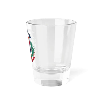 Escudorepublicadominicanacheposocasicasi (Dominica) (Coat of Arms) Shot Glass 1.5oz - Go Mug Yourself
