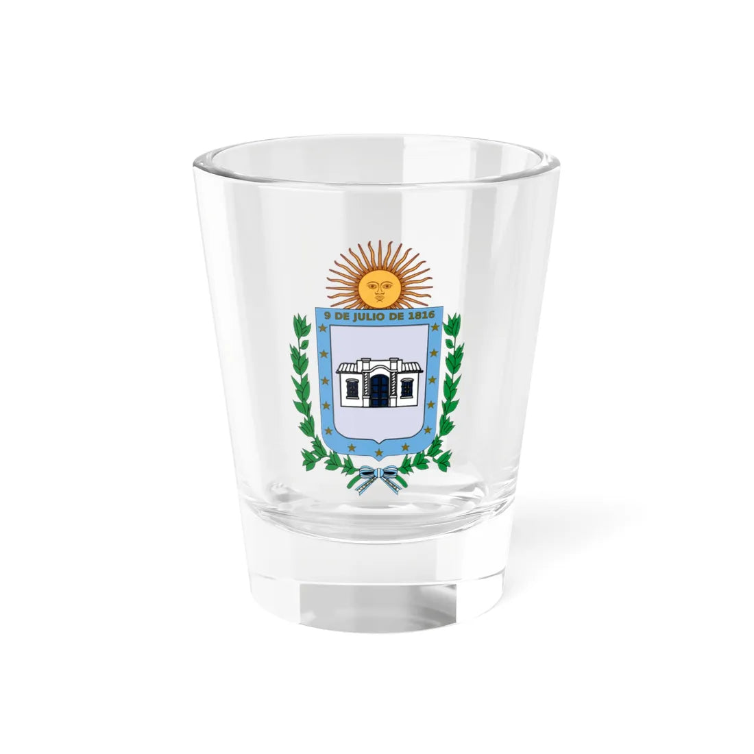 EscudoSanMigueldeTucuman (Argentina) (Coat of Arms) Shot Glass 1.5oz 1.5oz - Go Mug Yourself