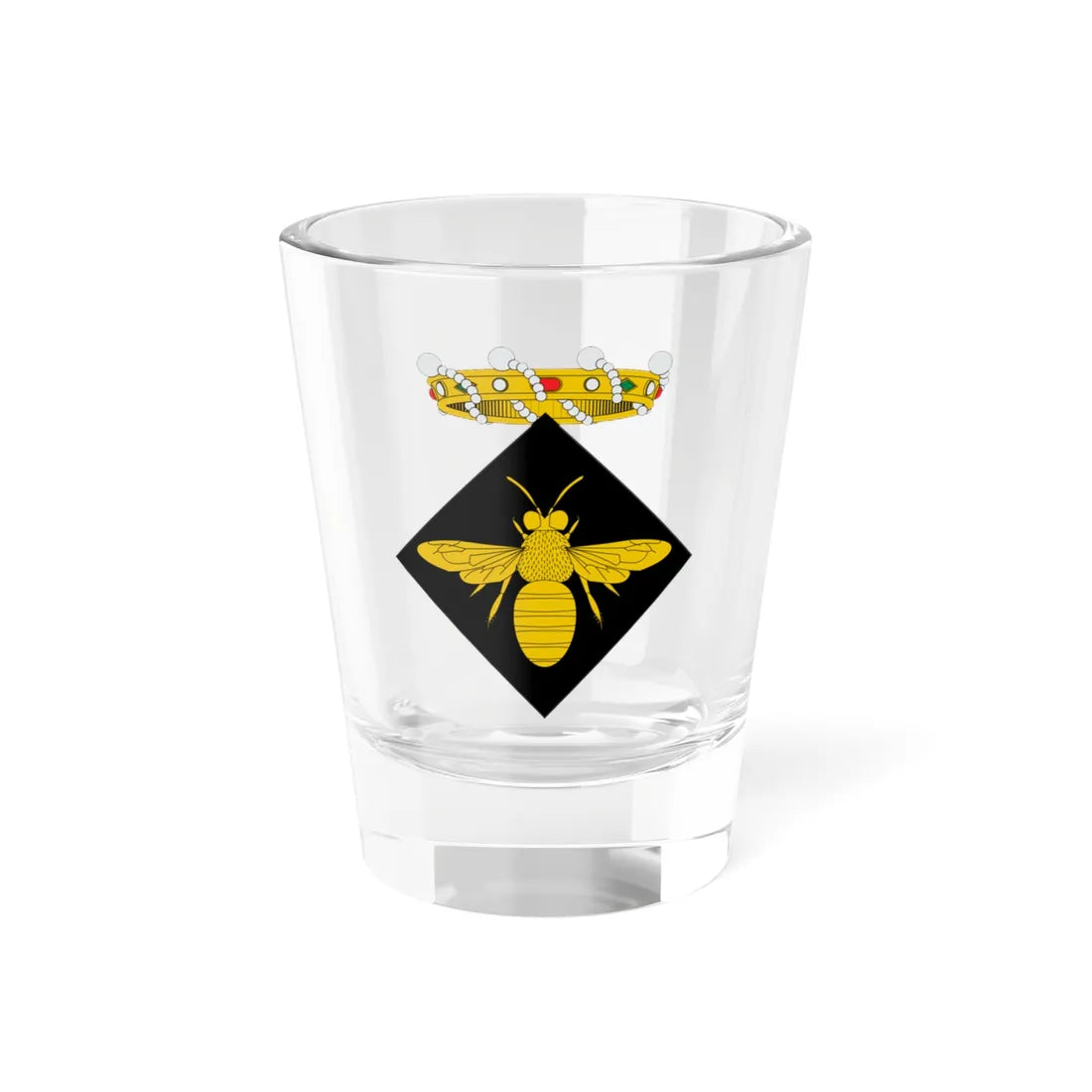 Escut dAbella de la Conca (Spain) (Coat of Arms) Shot Glass 1.5oz 1.5oz - Go Mug Yourself