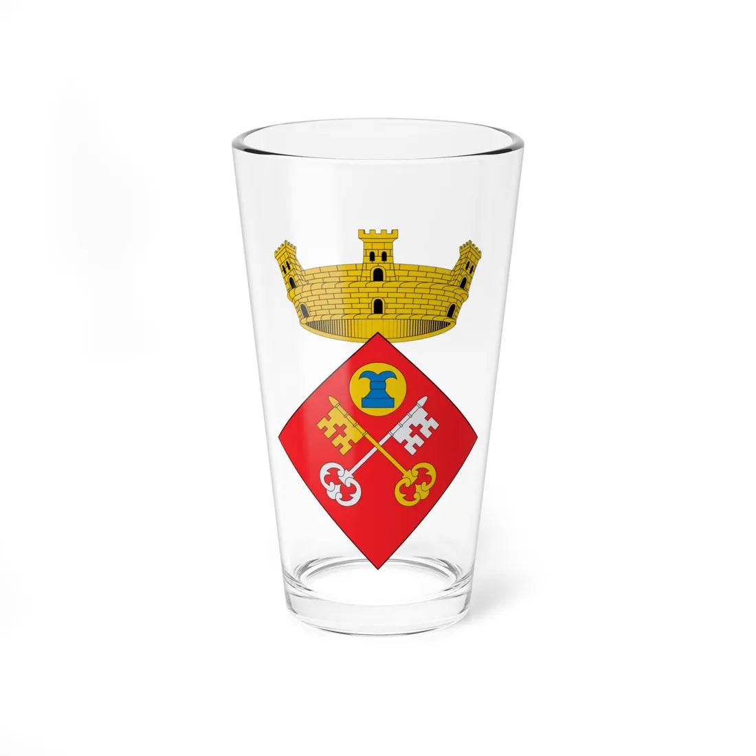 Escut dAlbanyà (Spain) (Coat of Arms) Pint Glass 16oz 16oz - Go Mug Yourself