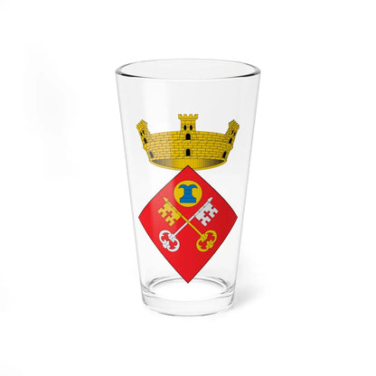 Escut dAlbanyà (Spain) (Coat of Arms) Pint Glass 16oz 16oz - Go Mug Yourself