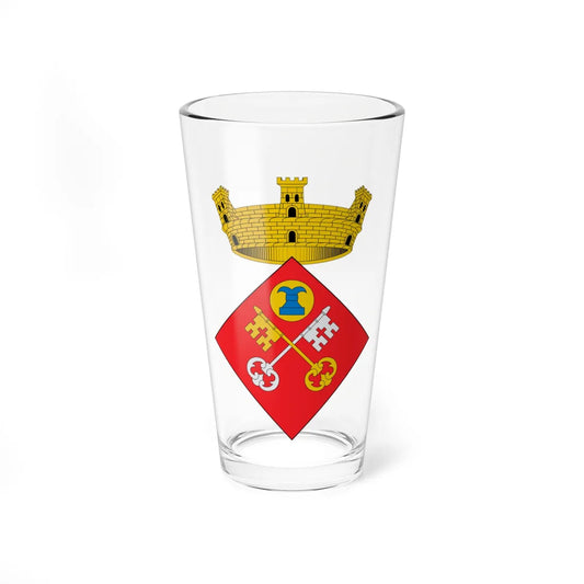 Escut dAlbanyà (Spain) (Coat of Arms) Pint Glass 16oz 16oz - Go Mug Yourself