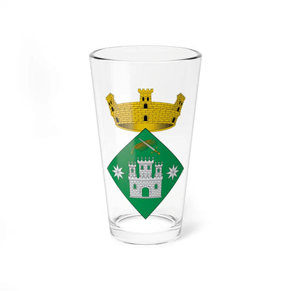 Escut dAlbons (Spain) (Coat of Arms) Pint Glass 16oz 16oz - Go Mug Yourself