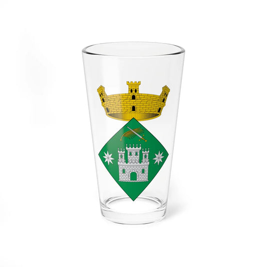 Escut dAlbons (Spain) (Coat of Arms) Pint Glass 16oz 16oz - Go Mug Yourself