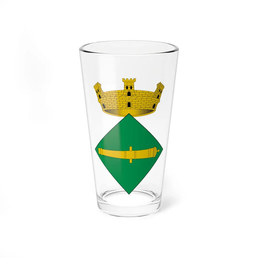 Escut dAlcanó (Spain) (Coat of Arms) Pint Glass 16oz 16oz - Go Mug Yourself