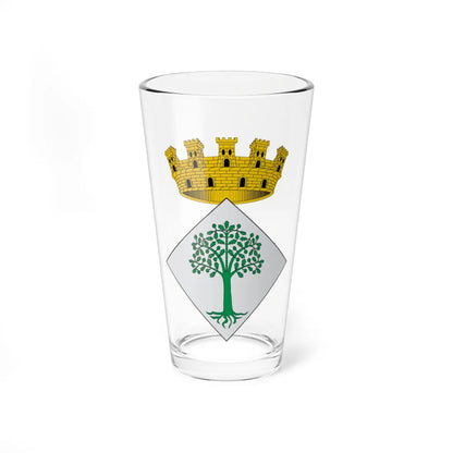Escut dAlcarràs (Spain) (Coat of Arms) Pint Glass 16oz 16oz - Go Mug Yourself