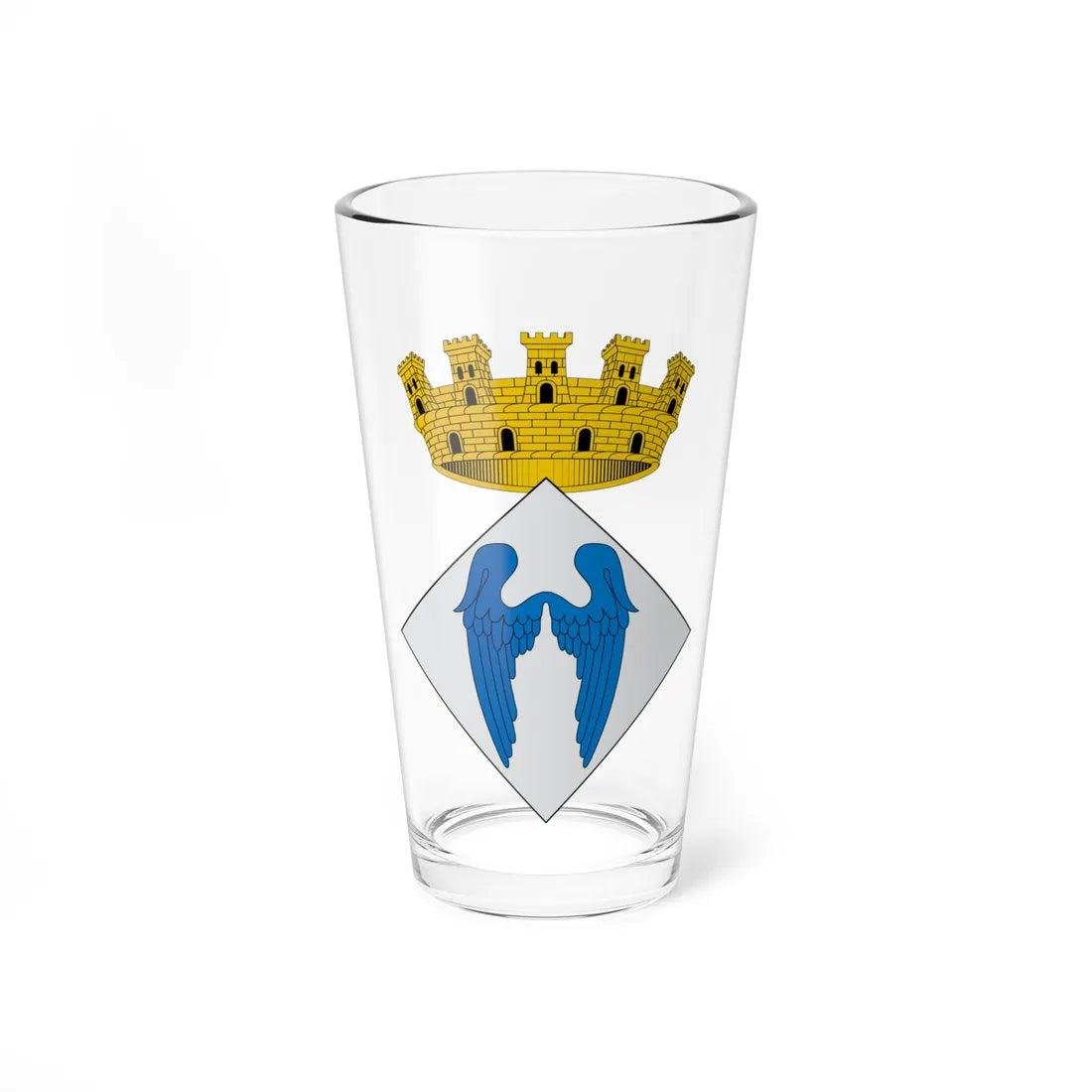 Escut dAldover (Spain) (Coat of Arms) Pint Glass 16oz 16oz - Go Mug Yourself