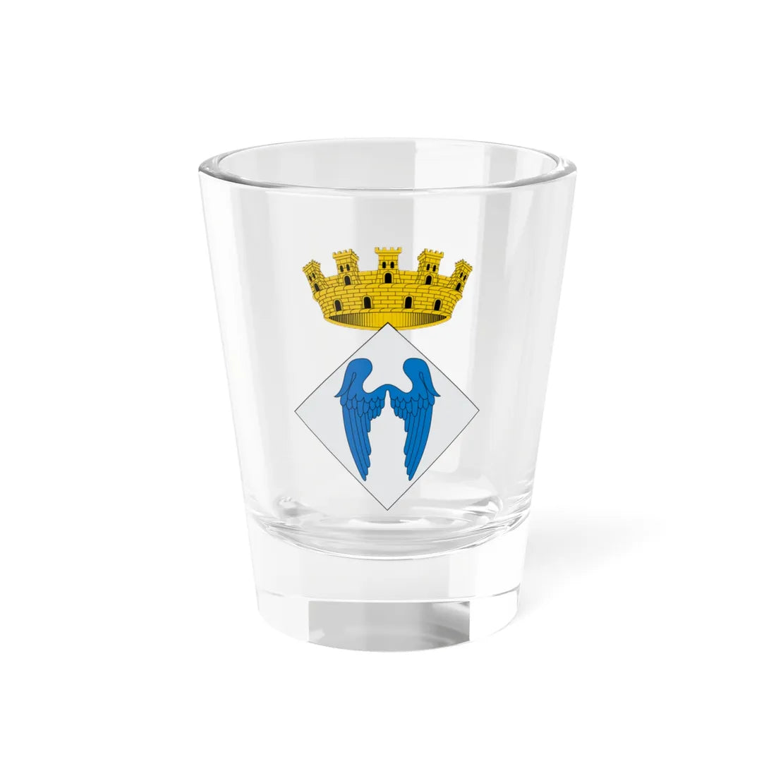 Escut dAldover (Spain) (Coat of Arms) Shot Glass 1.5oz 1.5oz - Go Mug Yourself