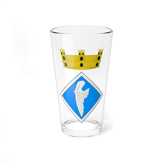 Escut dAlella (Spain) (Coat of Arms) Pint Glass 16oz 16oz - Go Mug Yourself
