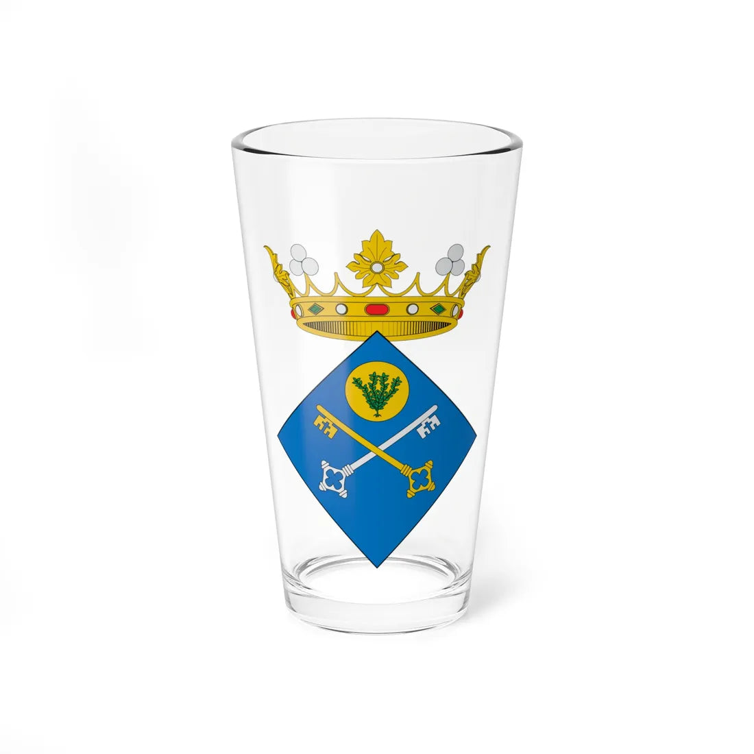 Escut dAlfarràs (Spain) (Coat of Arms) Pint Glass 16oz 16oz - Go Mug Yourself
