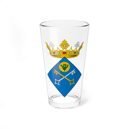 Escut dAlfarràs (Spain) (Coat of Arms) Pint Glass 16oz 16oz - Go Mug Yourself