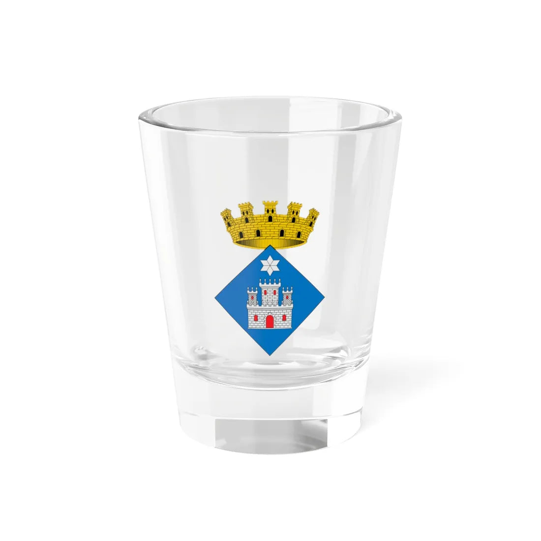 Escut dAlforja THV-ES (Spain) (Coat of Arms) Shot Glass 1.5oz 1.5oz - Go Mug Yourself