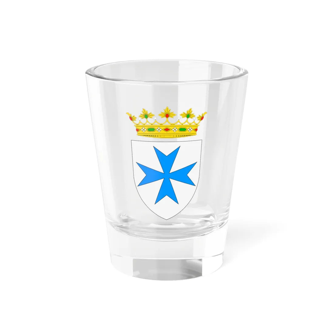 Escut dAlguaire (Spain) (Coat of Arms) Shot Glass 1.5oz 1.5oz - Go Mug Yourself