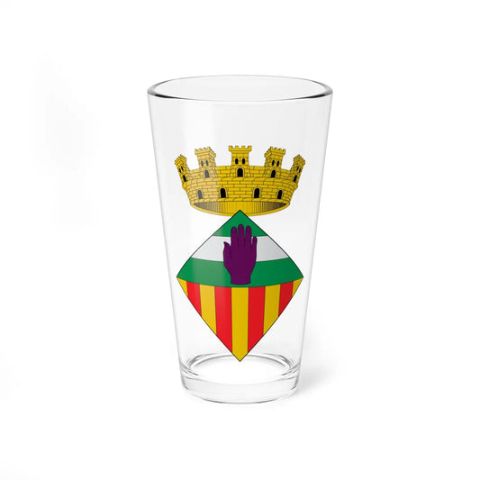 Escut dAlmacelles (Spain) (Coat of Arms) Pint Glass 16oz 16oz - Go Mug Yourself