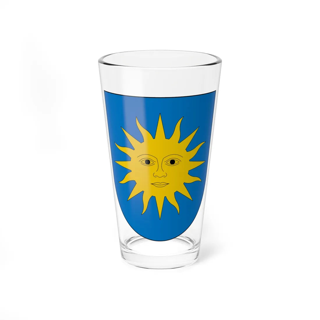 Escut dAndratx (Spain) (Coat of Arms) Pint Glass 16oz 16oz - Go Mug Yourself