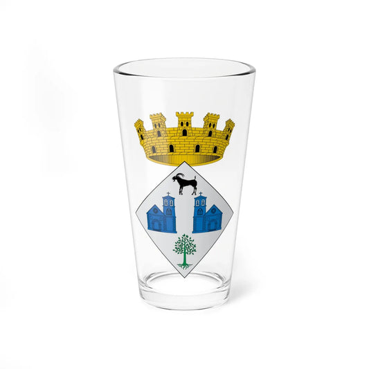 Escut dAnglès (Spain) (Coat of Arms) Pint Glass 16oz 16oz - Go Mug Yourself