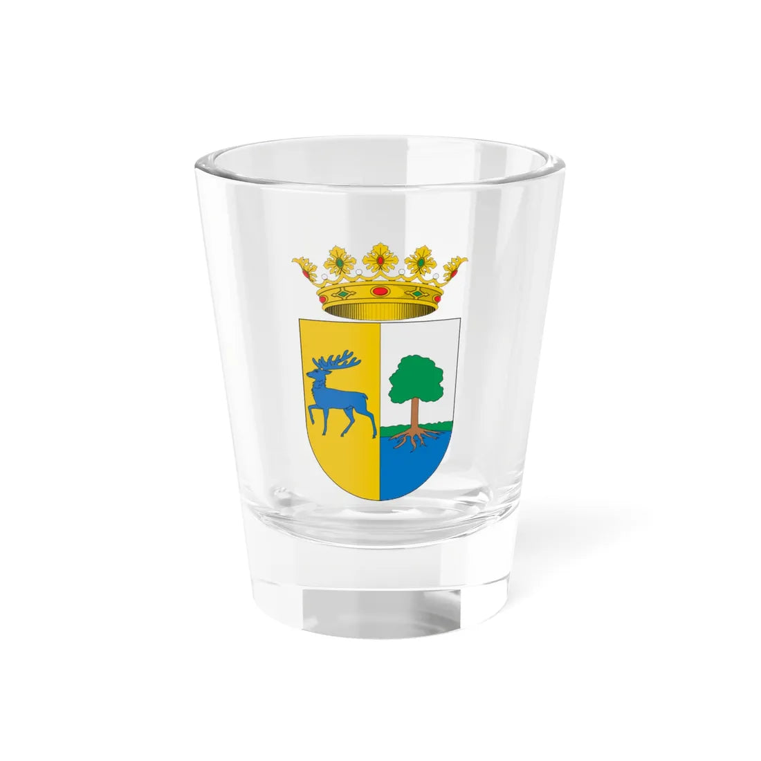 Escut dAnna (Spain) (Coat of Arms) Shot Glass 1.5oz 1.5oz - Go Mug Yourself