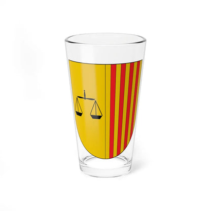 Escut dAransís (Spain) (Coat of Arms) Pint Glass 16oz - Go Mug Yourself