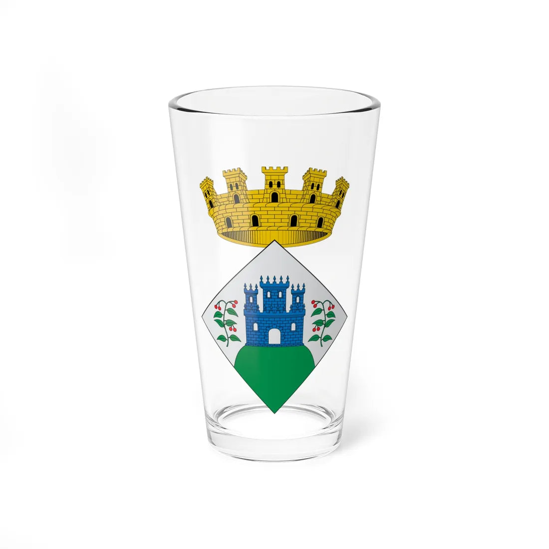 Escut dArbúcies (Spain) (Coat of Arms) Pint Glass 16oz 16oz - Go Mug Yourself