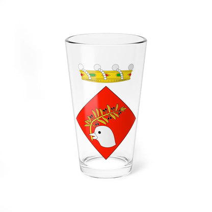 Escut dArbeca (Spain) (Coat of Arms) Pint Glass 16oz 16oz - Go Mug Yourself
