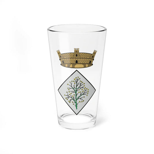 Escut dArgelaguer (Spain) (Coat of Arms) Pint Glass 16oz 16oz - Go Mug Yourself