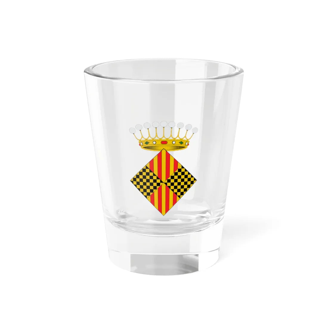 Escut de Balaguer (Spain) (Coat of Arms) Shot Glass 1.5oz 1.5oz - Go Mug Yourself