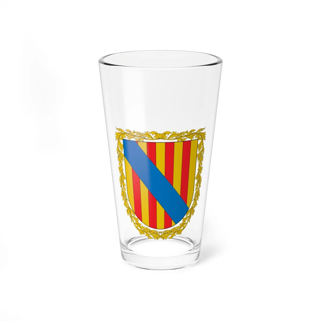 Escut de Balears (Spain) (Coat of Arms) Pint Glass 16oz 16oz - Go Mug Yourself