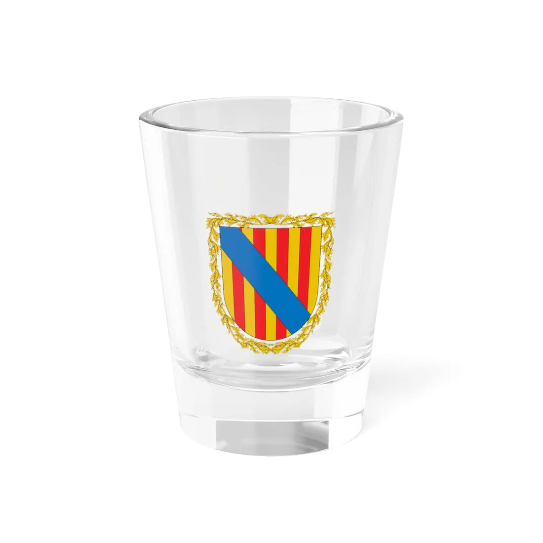 Escut de Balears (Spain) (Coat of Arms) Shot Glass 1.5oz 1.5oz - Go Mug Yourself
