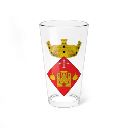 Escut de Brunyola (Spain) (Coat of Arms) Pint Glass 16oz 16oz - Go Mug Yourself