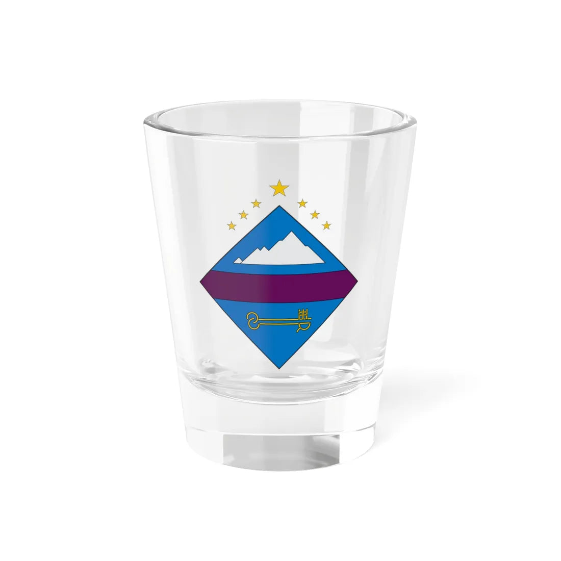 Escut dEncamp (Andorra) (Coat of Arms) Shot Glass 1.5oz 1.5oz - Go Mug Yourself